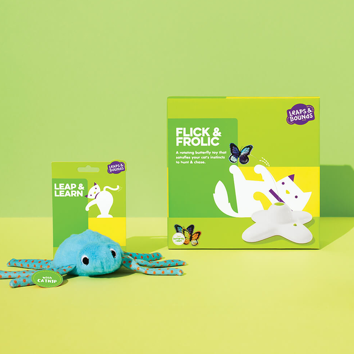 Flick & Frolic packaging design